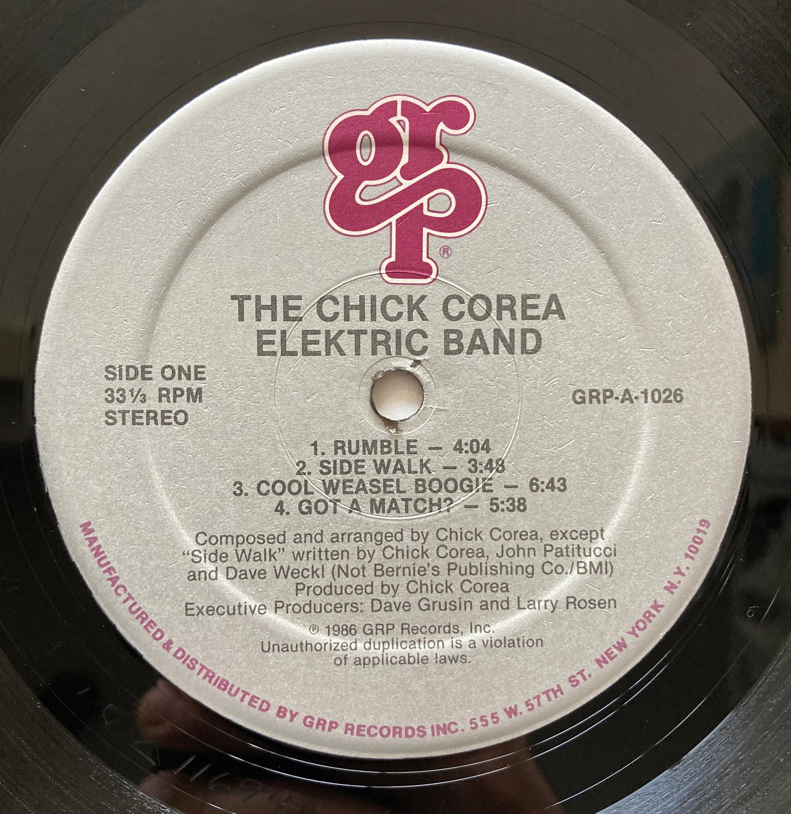 Chick Corea Quartet, レコード